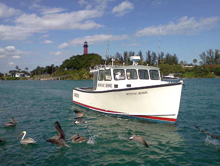 Jupiter Charter Fishing boats on mobile